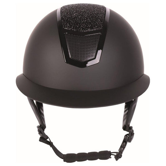 Ridehjelm Mont Blanc Sparkle - Sort/Sort