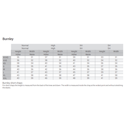 Burnley leggchaps